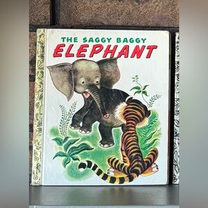 The Saggy Baggy Elephant - a Little Golden Book